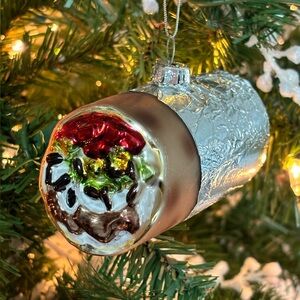Festive Burrito Christmas Ornament